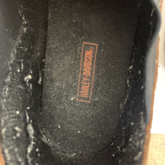 HARLEY DAVIDSON MEN'S SIZE 8 LEATHER LOAFERS SLIP ON SHOES - Picture 6 of 8